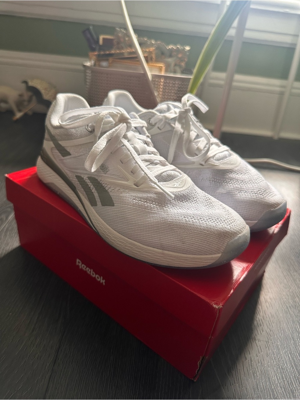 Reebok Nano X5 White/Grey Training Shoes